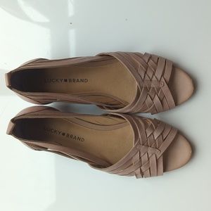 Lucky Brand Jarise New Stone leather sandal